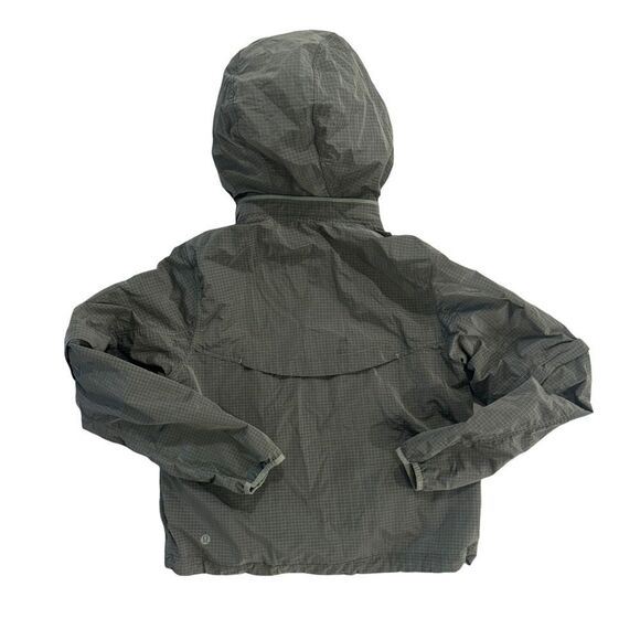 Women’s lululemon green windbreaker size 2 - Picture 3 of 4